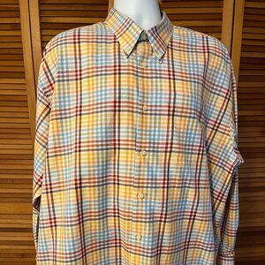 PETER MILLAR SZ XXL LONG SLEEVE 100% COTTON DRESS SHIRT